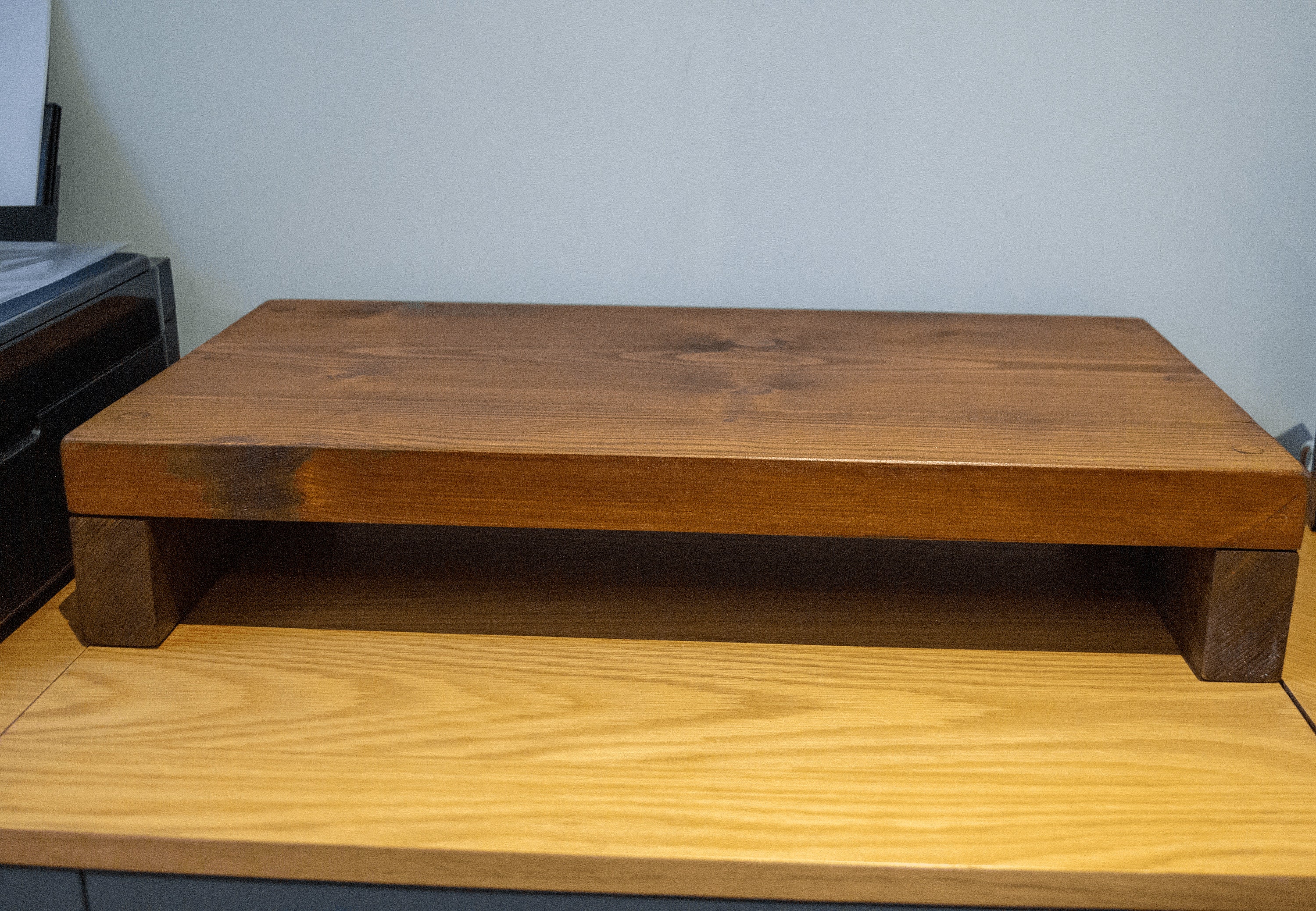 Monitor Stand, Desk Shelf, Monitor Riser Made From Reclaimed Wood - Etsy UK