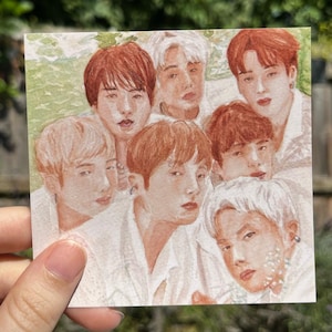BTS Nature Watercolour Print
