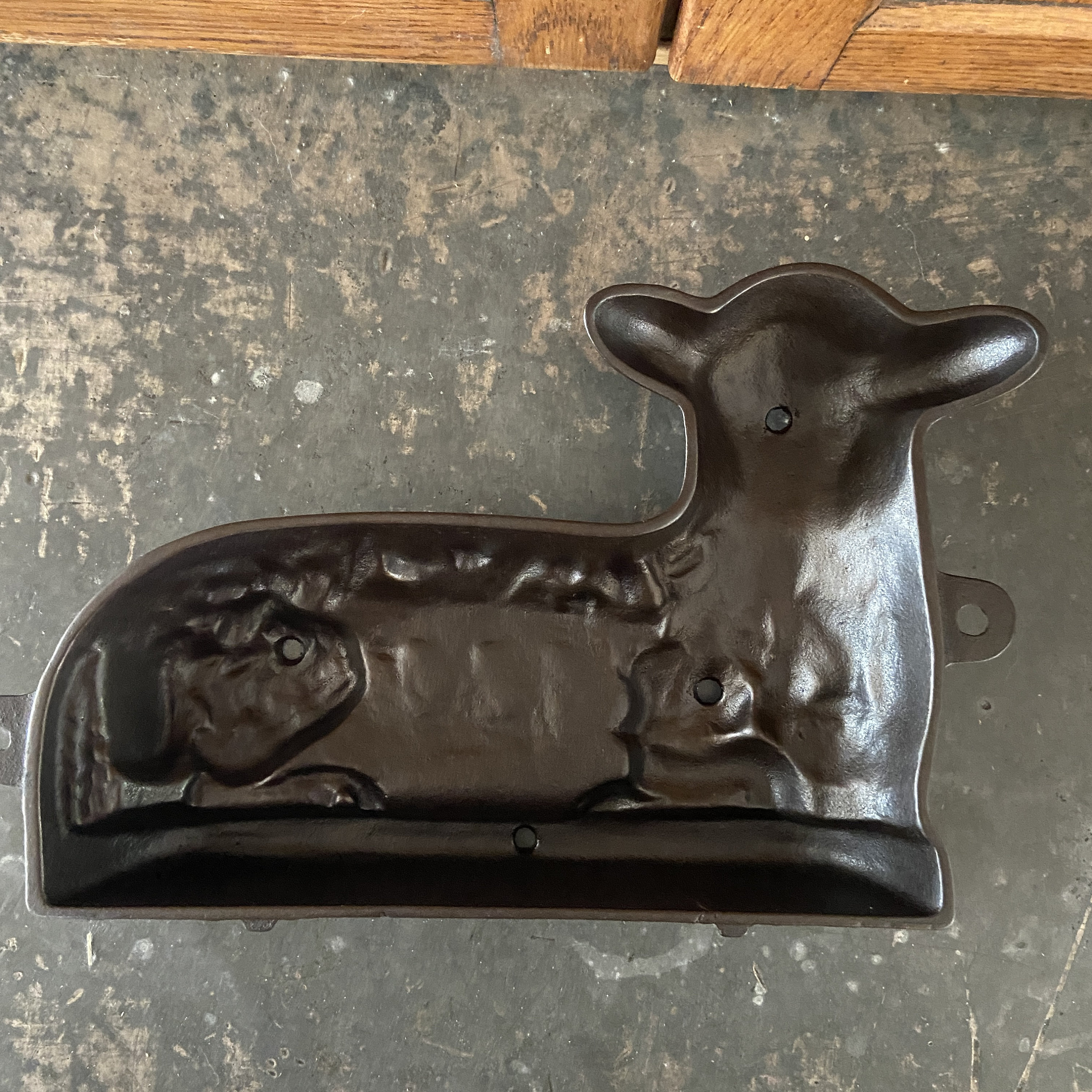 VTG Griswold Cast Iron Lamb Cake Mold Etsy