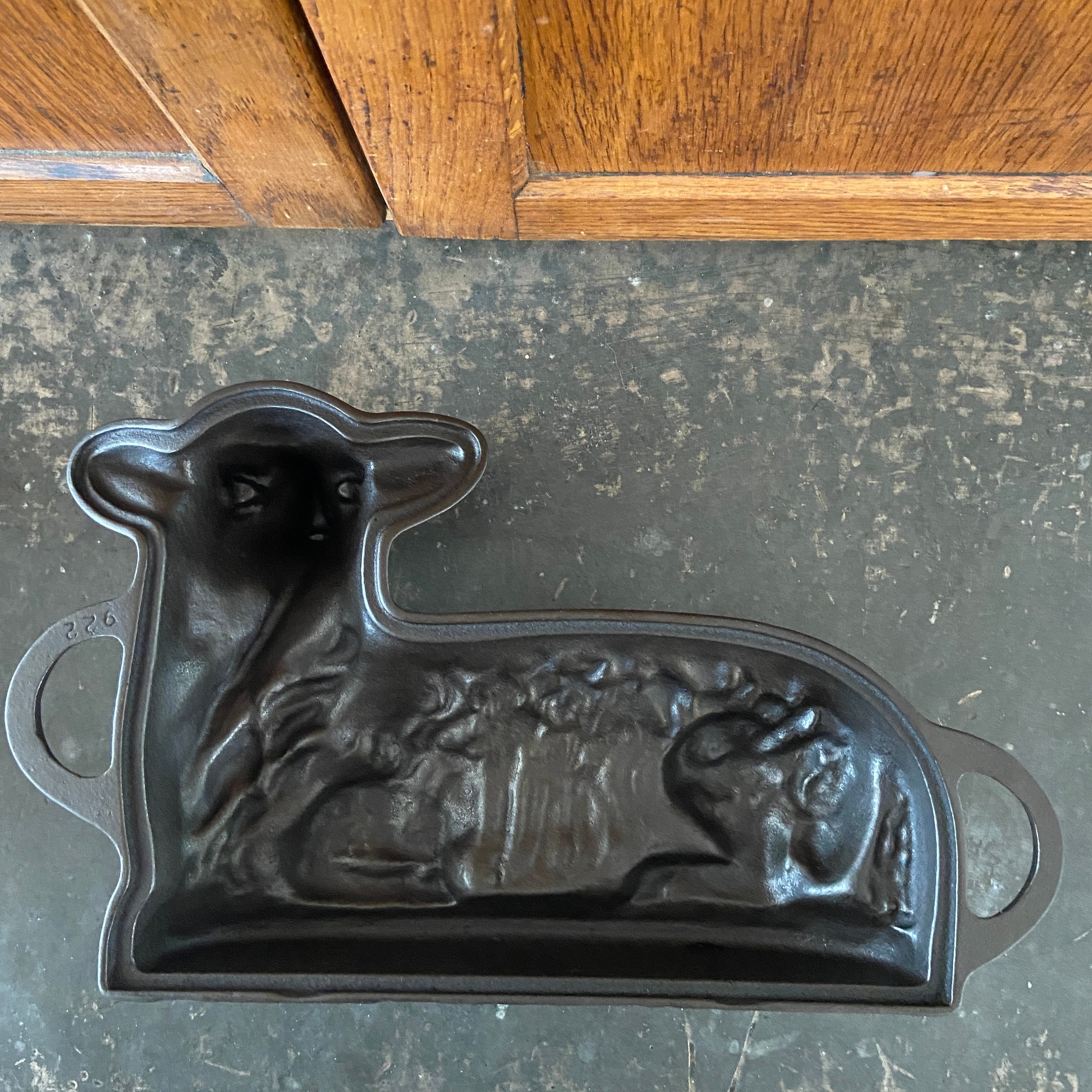 VTG Griswold Cast Iron Lamb Cake Mold Etsy