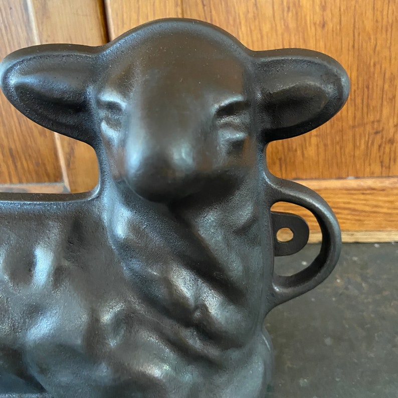 VTG Griswold Cast Iron Lamb Cake Mold Etsy