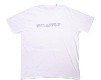 ☆typeservice☆ Catch Embroidery TShirt Off White 9th] Catch Embroidery T-Shirt [Off White] - 타입서비스