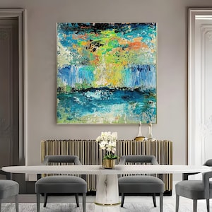 large abstract oil painting,original abstract painting,large canvas art,textured wall art,abstract canvas wall art,acrylic painting -LV140