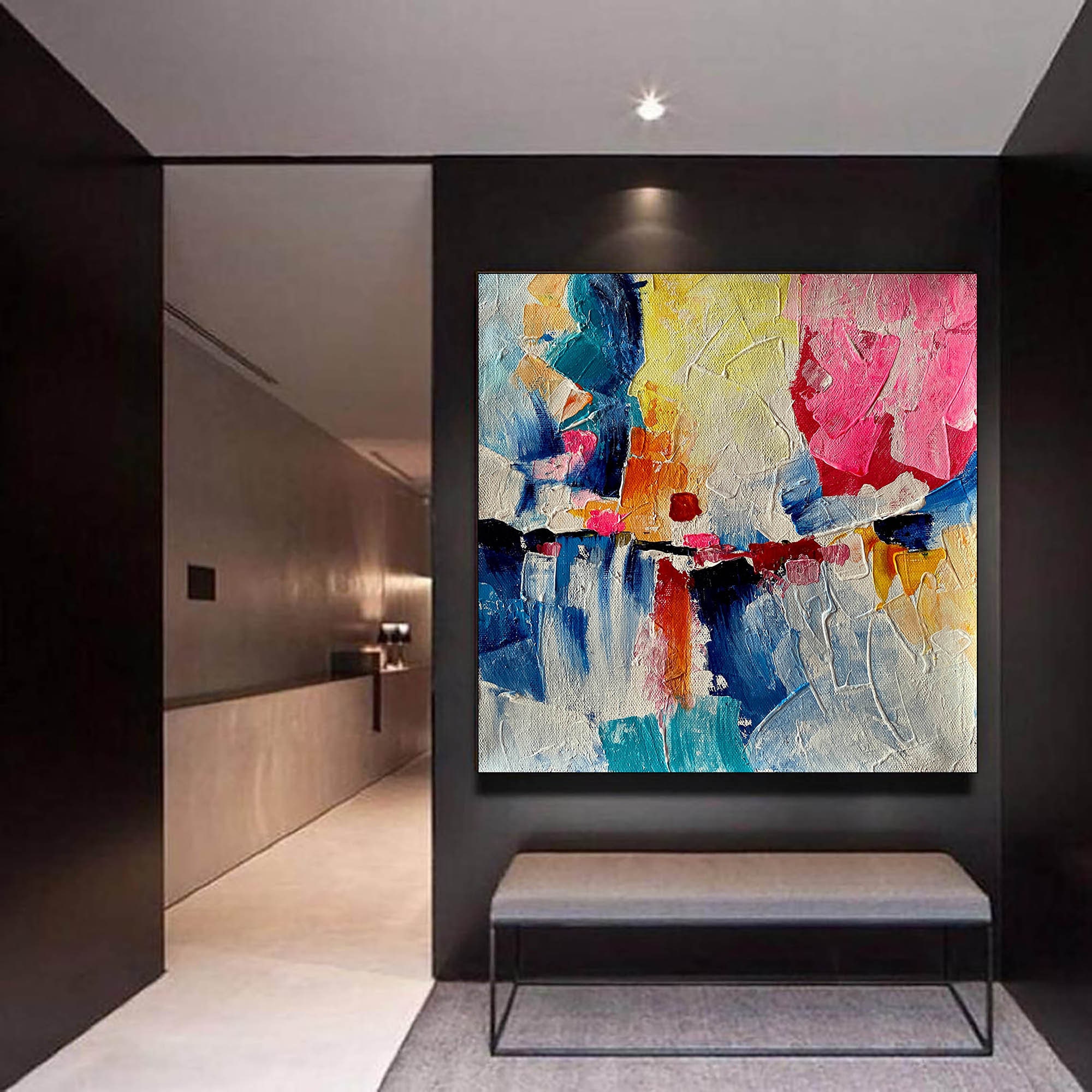 Large Modern Wall Art Painting Large Abstract Painting on Etsy UK