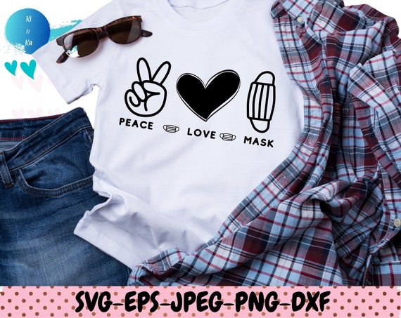 Download Peace Love Santize Svg Cut File Vinyl Decal File For Silhouette Cameo Cricut File Iron On Transfer File Image Transfers Craft Supplies Tools Safarni Org