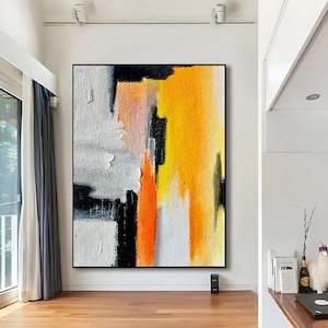Large Abstract Painting on Canvas, Large size Painting, huge canvas painting, canvas custom art, oil paintings, abstract painting- SN0017