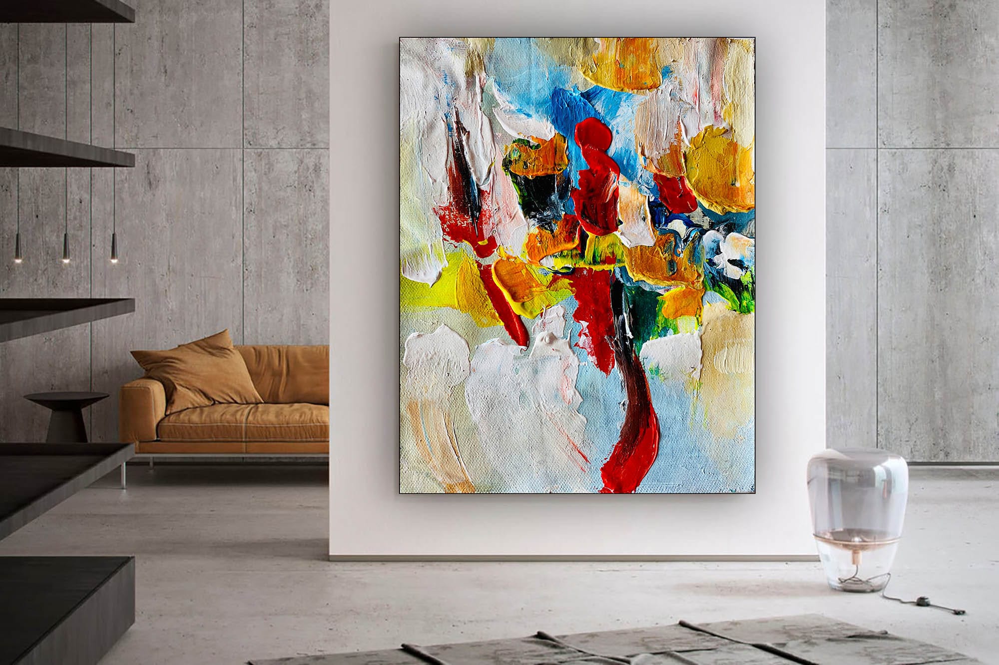 Large Office Wall Art Modern Abstract Art Abstract Painting Etsy UK