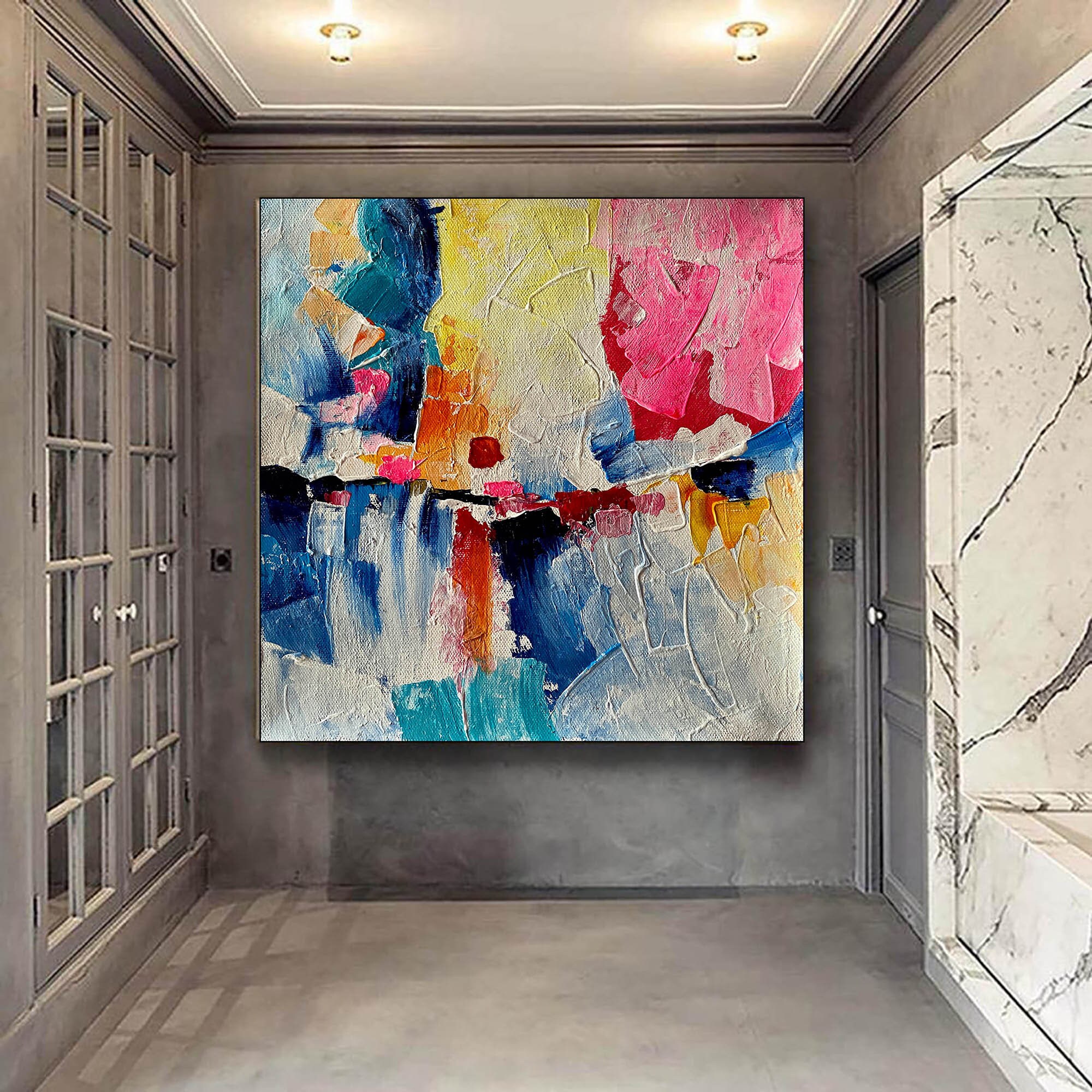 Large Modern Wall Art Painting Large Abstract Painting on Etsy UK