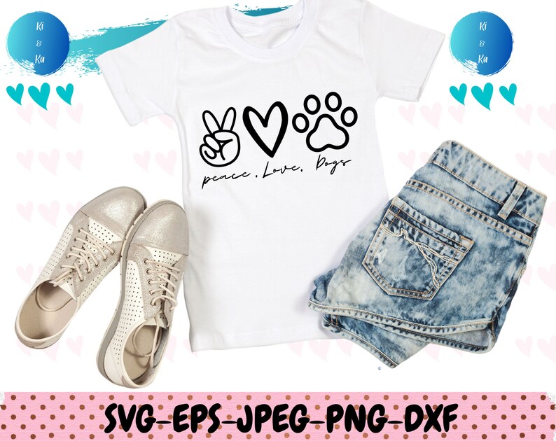 Free Free 64 Peace Love Paw Svg SVG PNG EPS DXF File