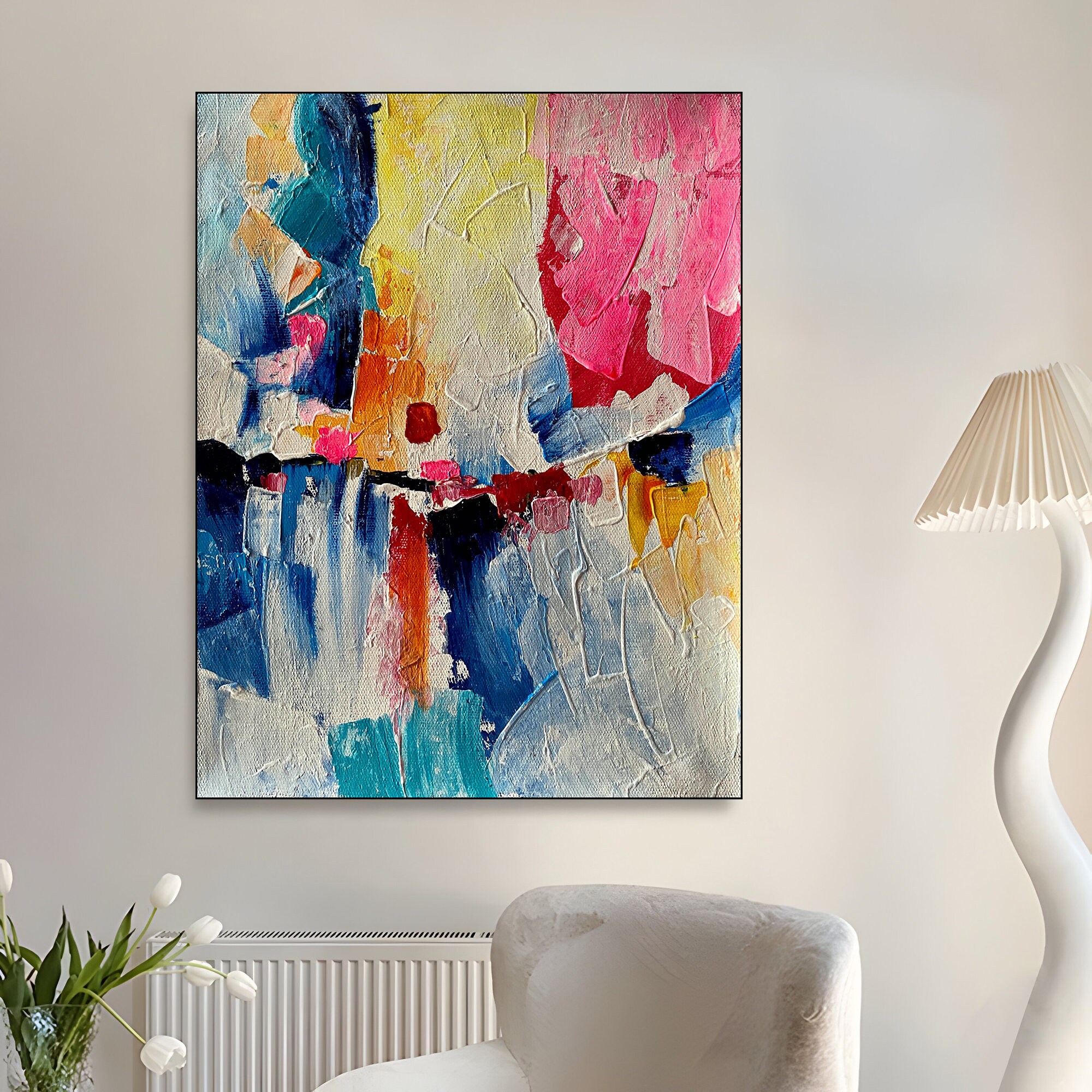 Modern Abstract Painting On Canvas Large Size Wall Art – Innovign Art