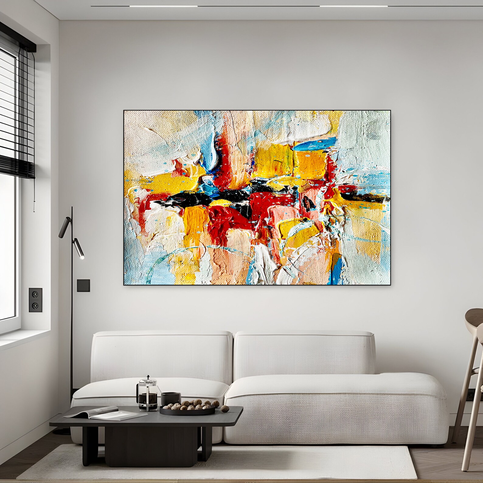 Extra Large Abstract Art-original Painting Living Room Wall - Etsy UK