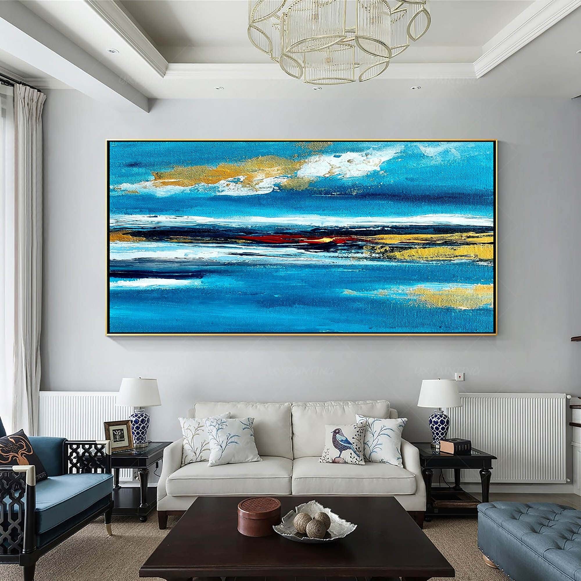 Large Original Oil Painting on Canvas Landscape Painting Seascape ...
