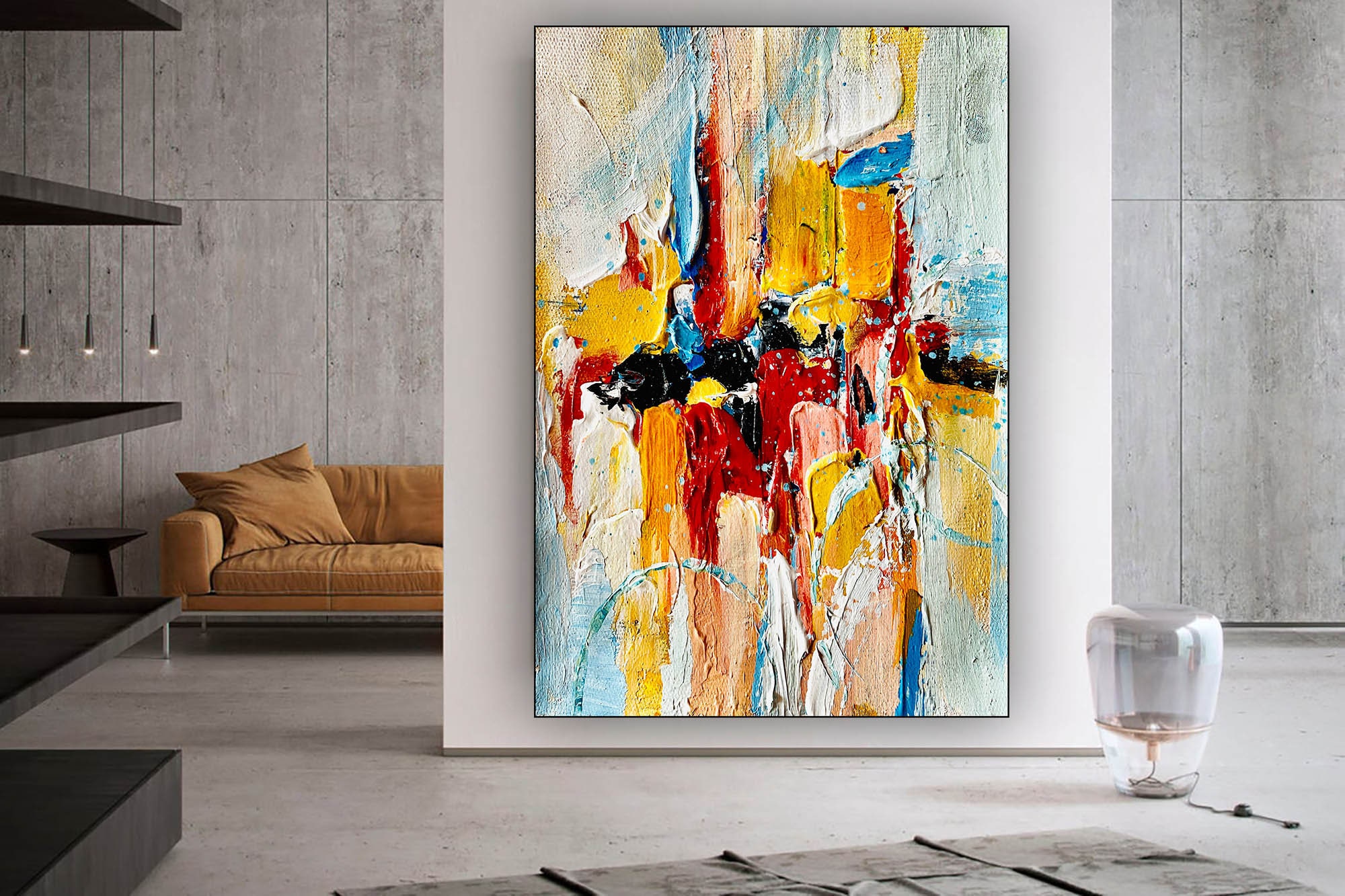 Extra Large Abstract Art-original Painting Living Room Wall - Etsy UK