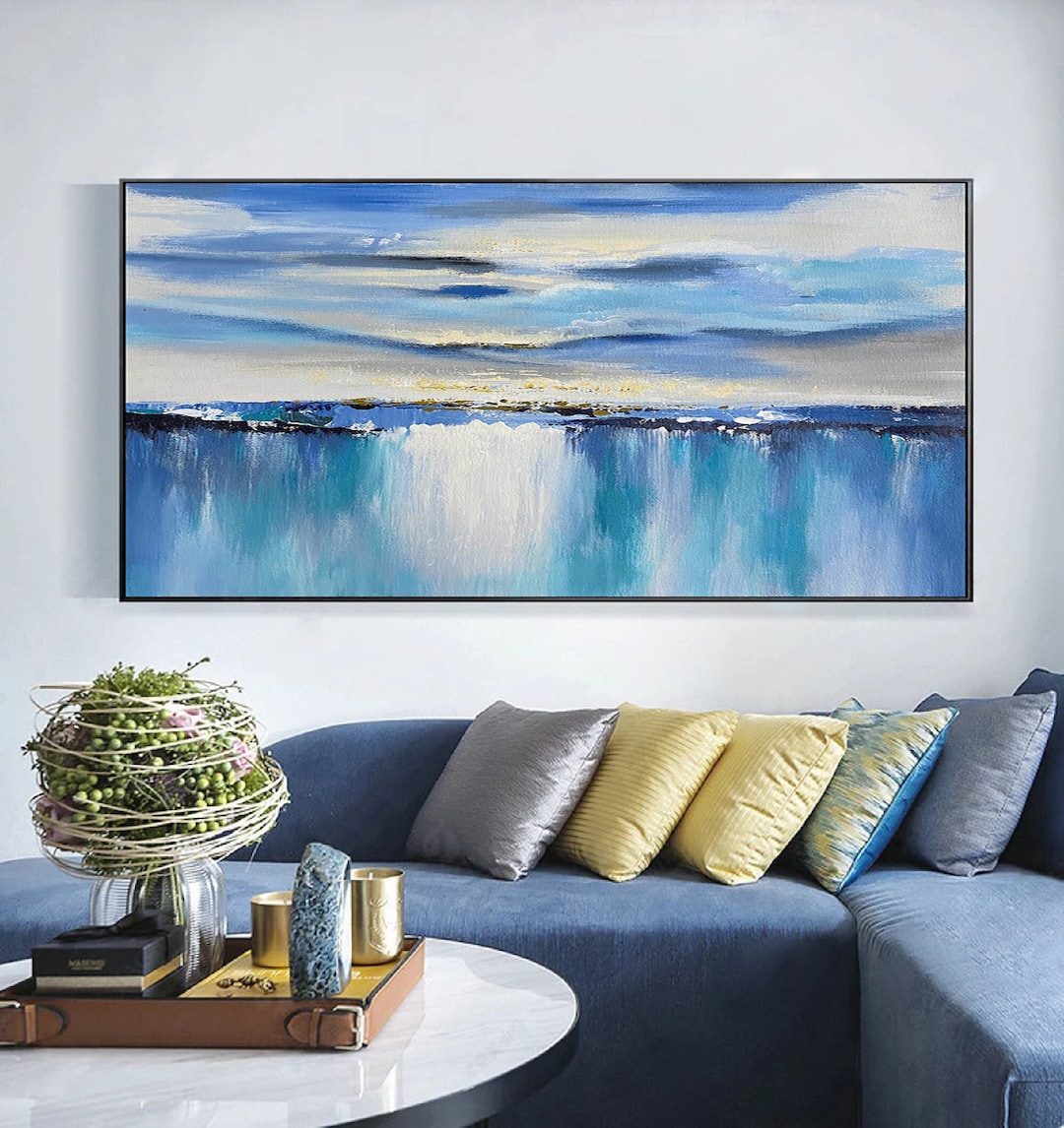 Extra Large Wall Art Original Art Bright Abstract Original Painting on ...