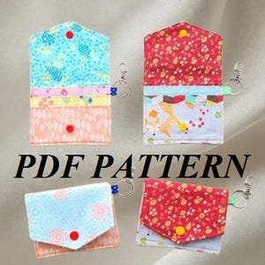 Card Wallet Sewing Tutorial, Easy Step-by-Step Guide for DIY Wallet Making, Perfect Handmade Gift Idea
