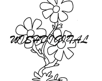 digital pictures for coloring flowers