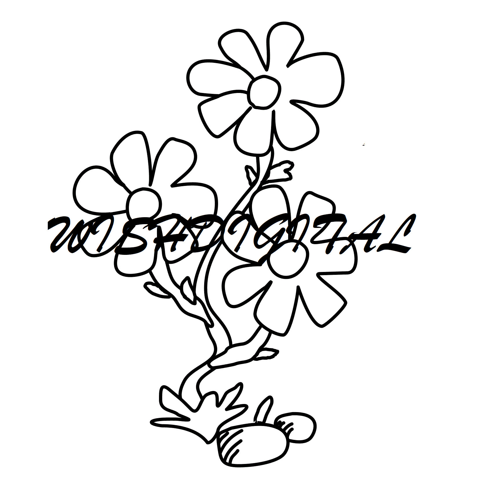 Digital Pictures for Coloring Flowers - Etsy, image size:1654x1654