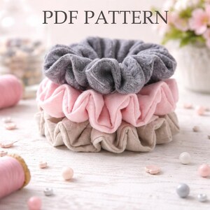 Hoe scrunchies te naaien DIY-naaigids, stapsgewijze zelfstudie voor handgemaakte haaraccessoires, perfect knutselcadeau voor beginners