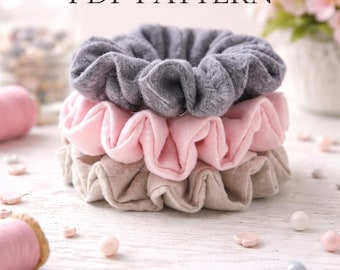 How To Sew Scrunchies DIY Sewing Guide, Step-by-Step Tutorial for Handmade Hair Accessories, Perfect Craft Gift for Beginners