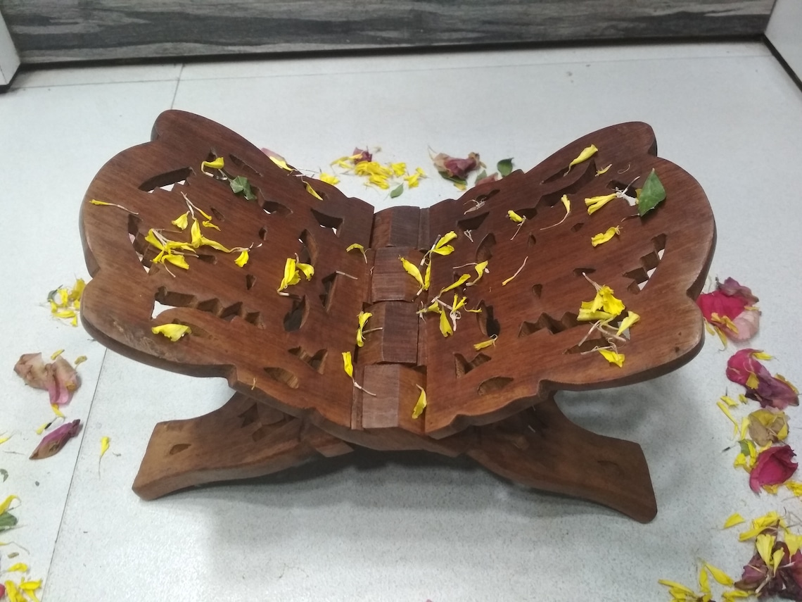 Holy Book Holder/ Book Stand/ Spiritual/ Collectible/ Wooden Etsy