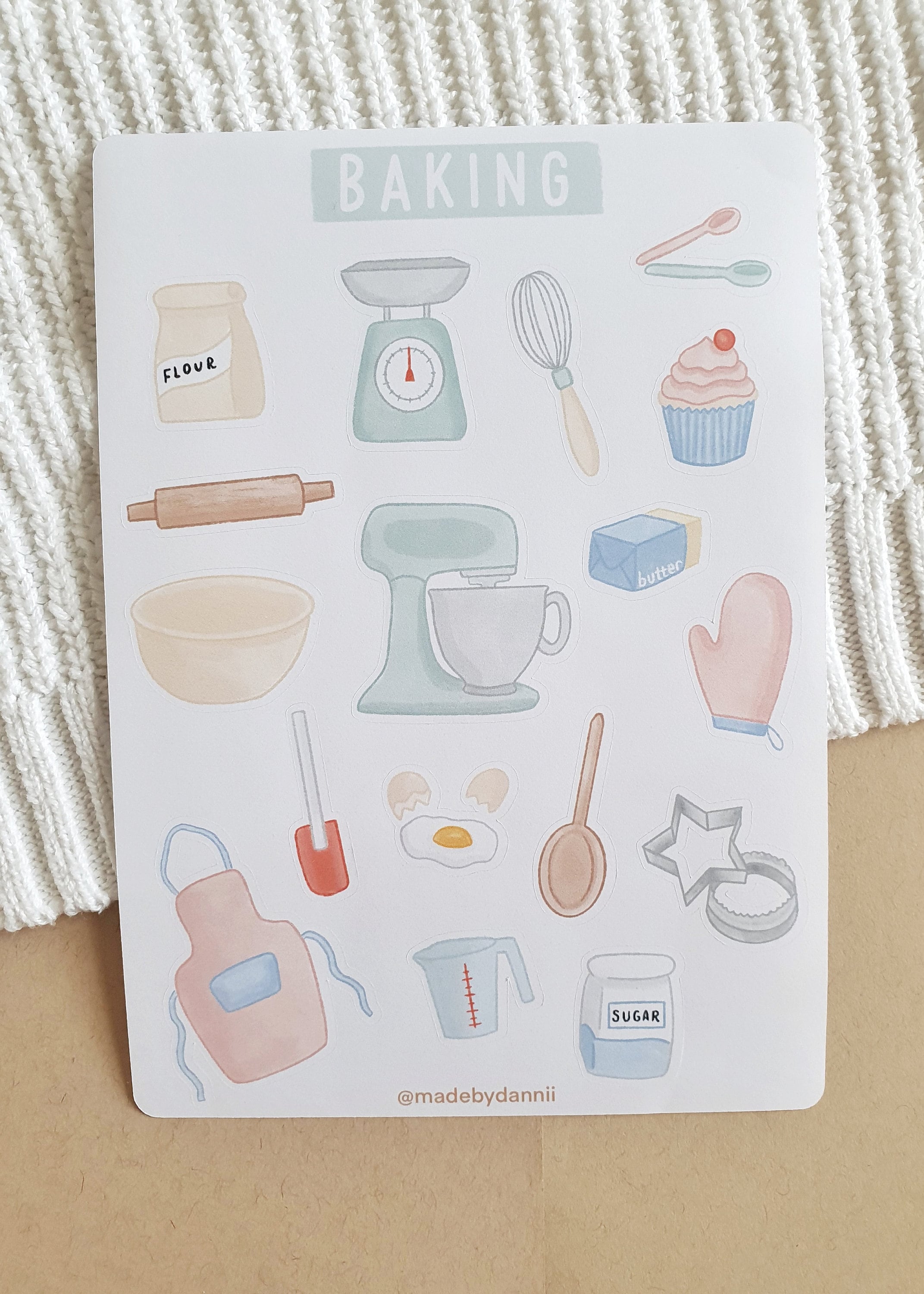 Sticker Sheet Baking / Scrapbook Stickers Baking Stickers Etsy UK