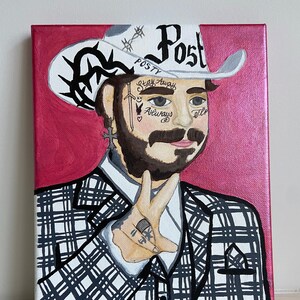 Cowboy Post Malone Painting
