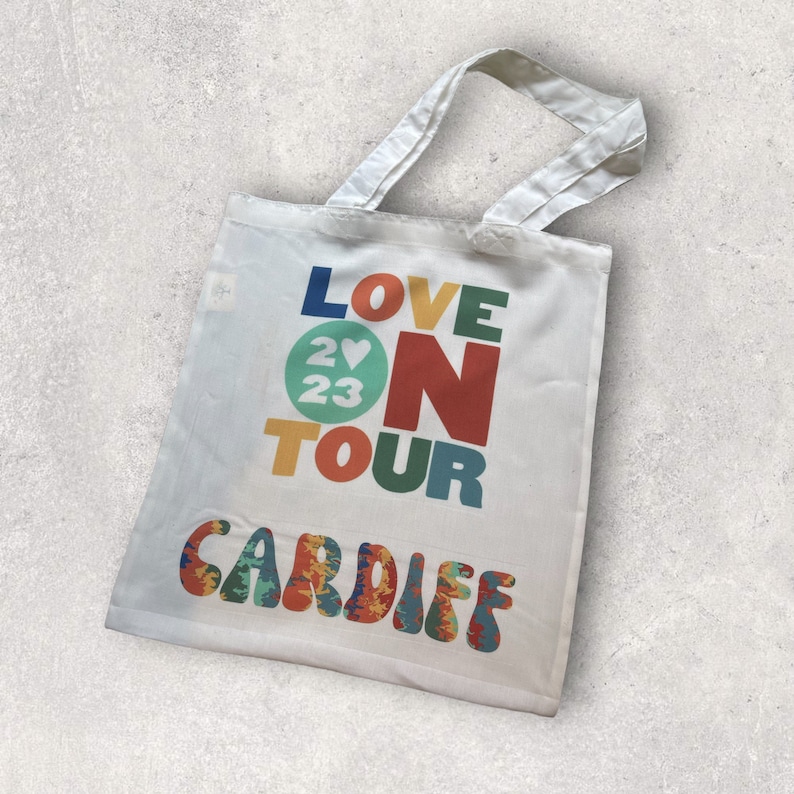 Harry Styles Love on Tour Tote Bag Love on Tour HSLOT Etsy UK