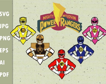 Download Power Rangers Svg Etsy