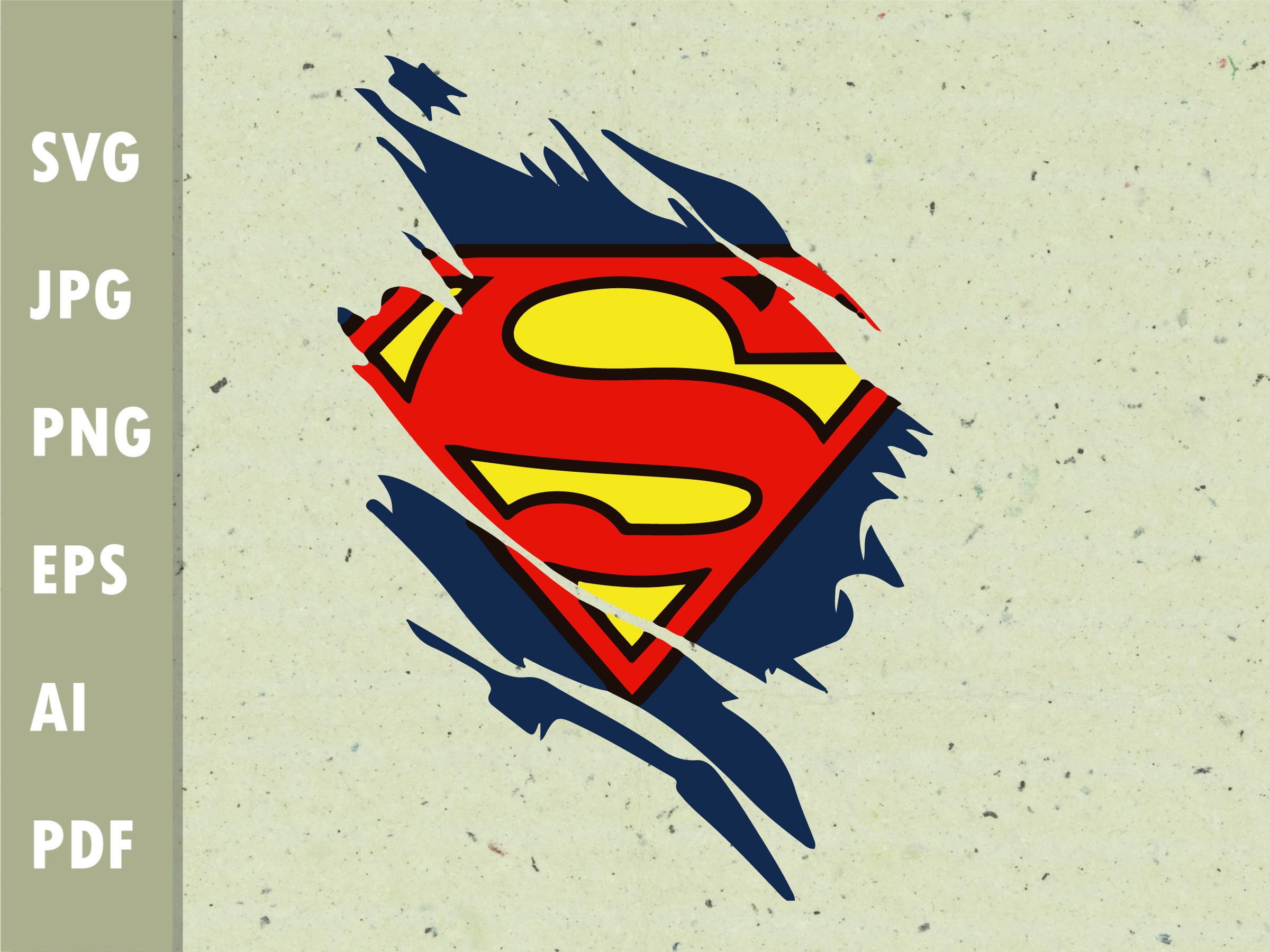 Superman Logo superman svg superhero svgavengers svg | Etsy