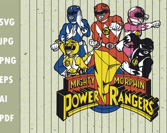 Download Power Rangers Svg Etsy