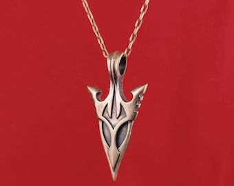 Gungnir Spear of Odin Pendant, Myth Viking Necklace, Norse Warrior Jewelry
