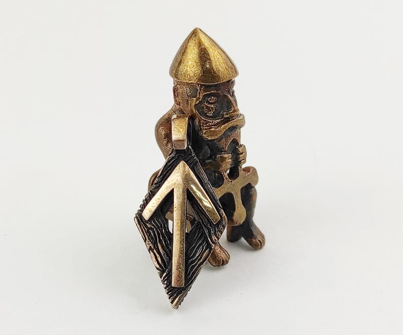 Bronze Tiwaz Rune Pendant – Tyr God Viking Amulet, Viking Protection ...