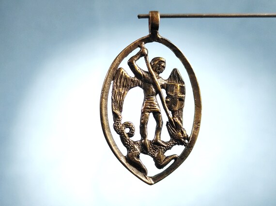 St michael army necklace deals