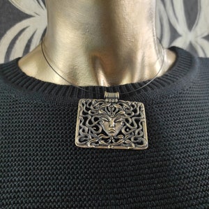 Ancient greek gorgoneion pendant bronze medusa necklace jewelry by AmericanGods88