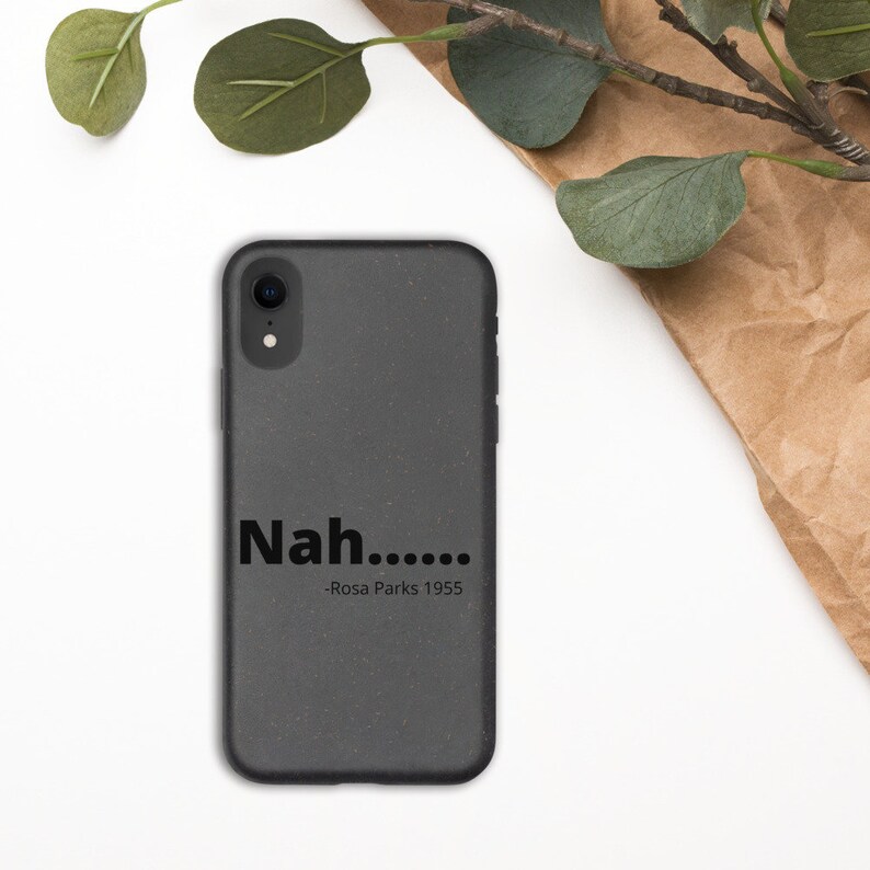 Black history Rosa Parks cute Biodegradable phone case Nah..