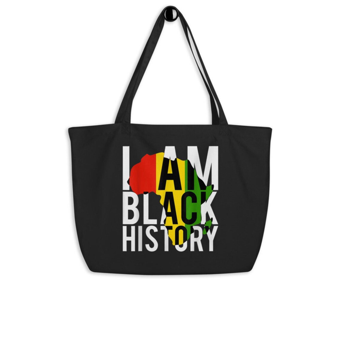 I AM BLACK HISTORY Shopping Bag Afrocentric Eco Friends Etsy UK