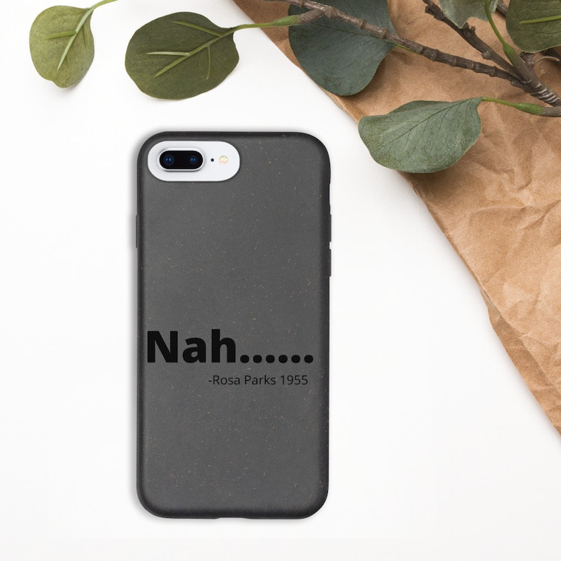 Black history Rosa Parks cute Biodegradable phone case Nah..