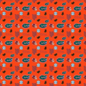 Orange Florida Gators Pattern