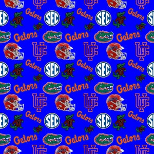 Blue Florida Gators Pattern