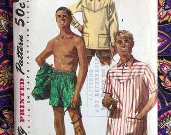 1950's mens swimwear