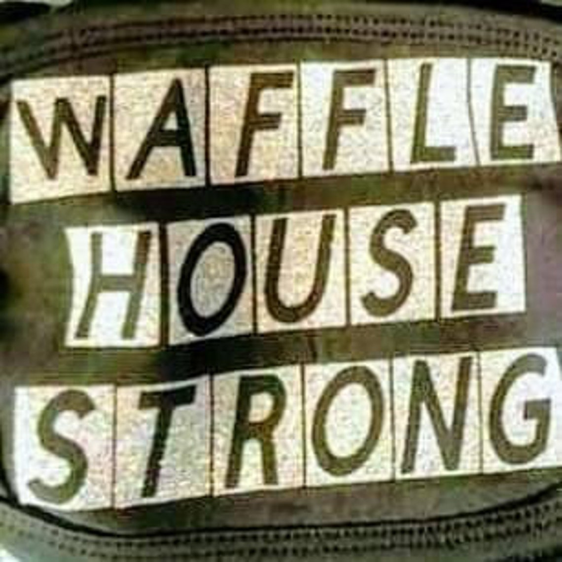Waffle House Strong Face Mask Etsy Waffle House Strong Face Mask Etsy