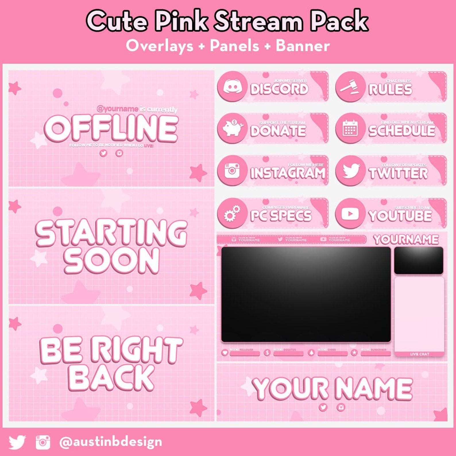 Twitch Pink Sparkles