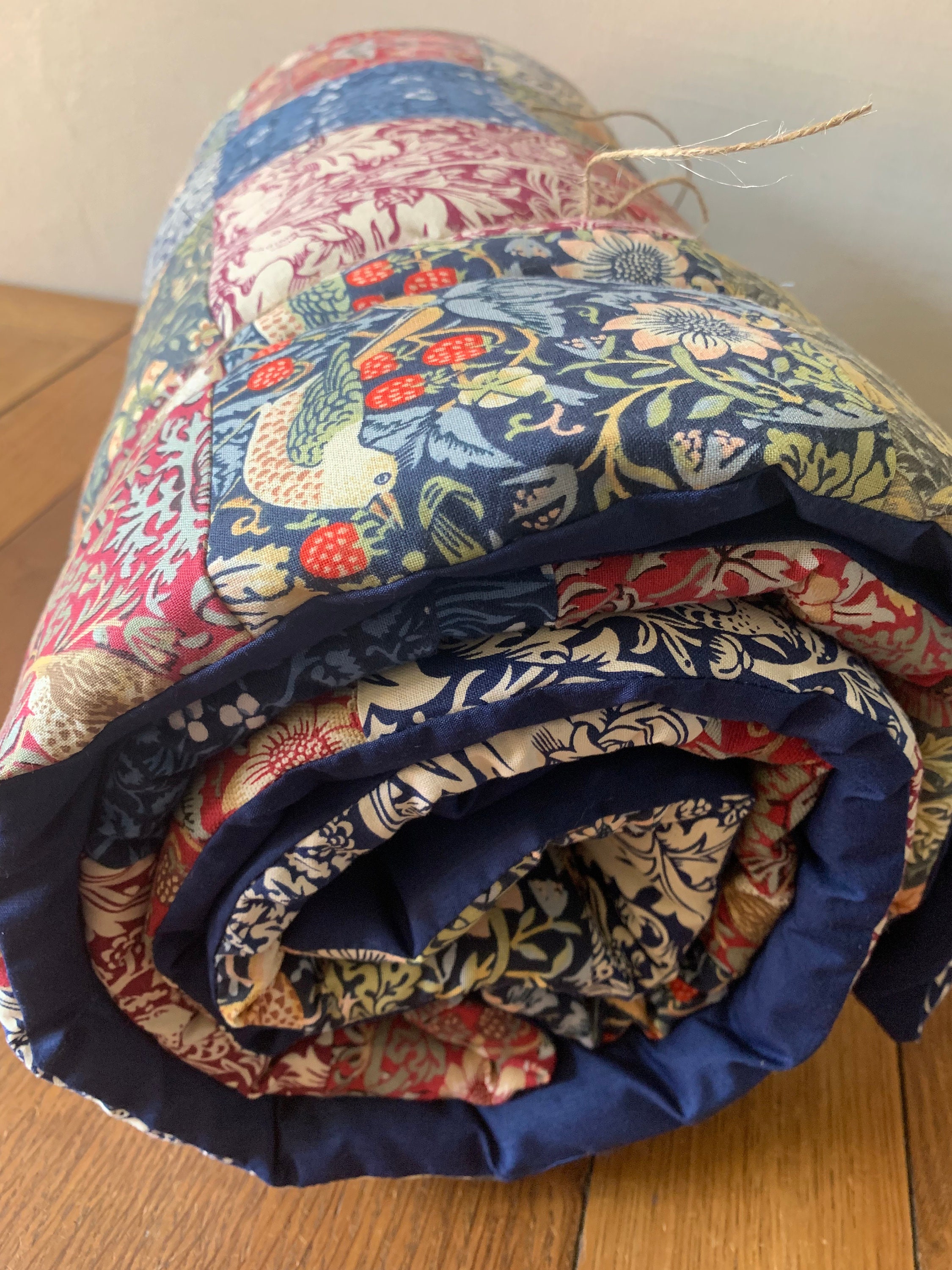 Morris and co quilted throw sale