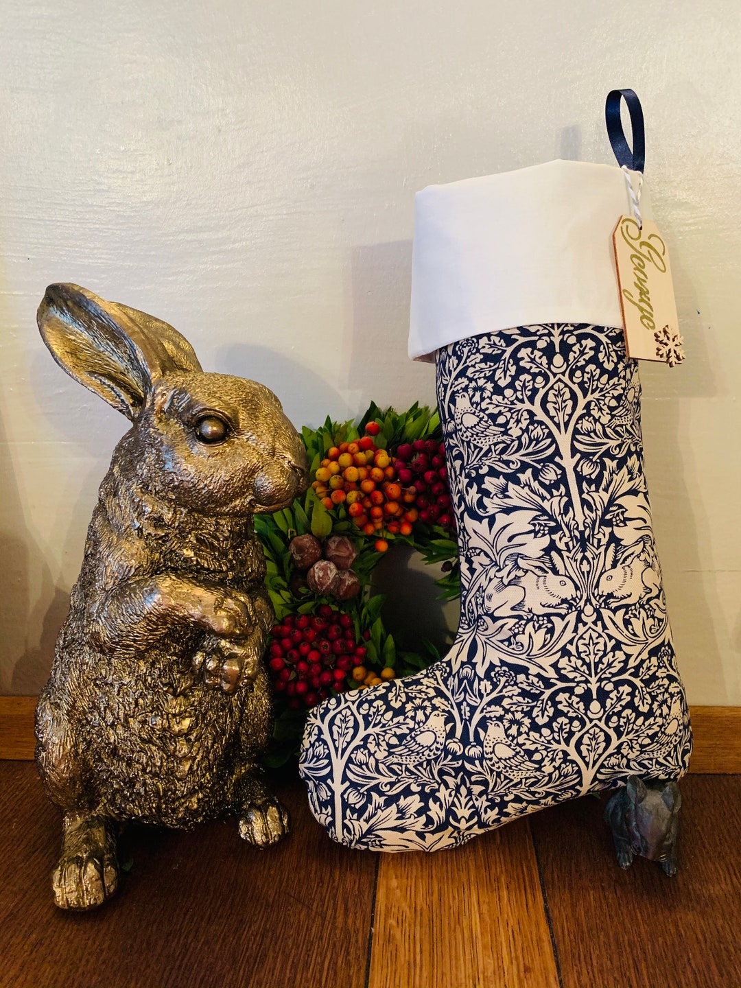 William Morris Brer Rabbit Christmas Stocking - Etsy