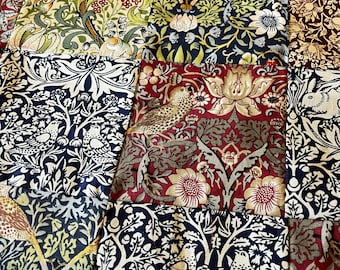 William Morris patchwork squares