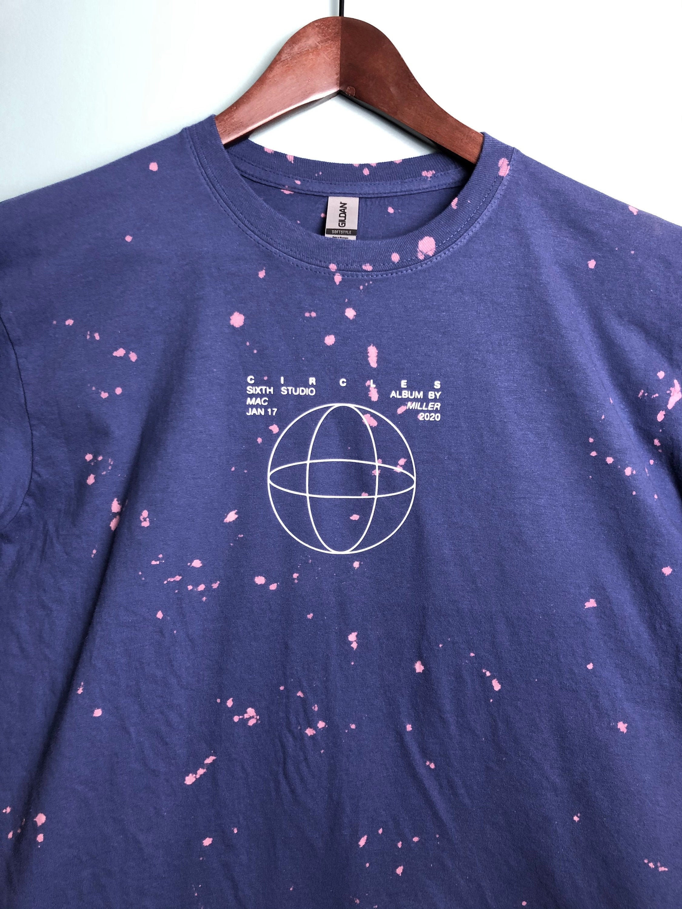 mac miller t shirt circles