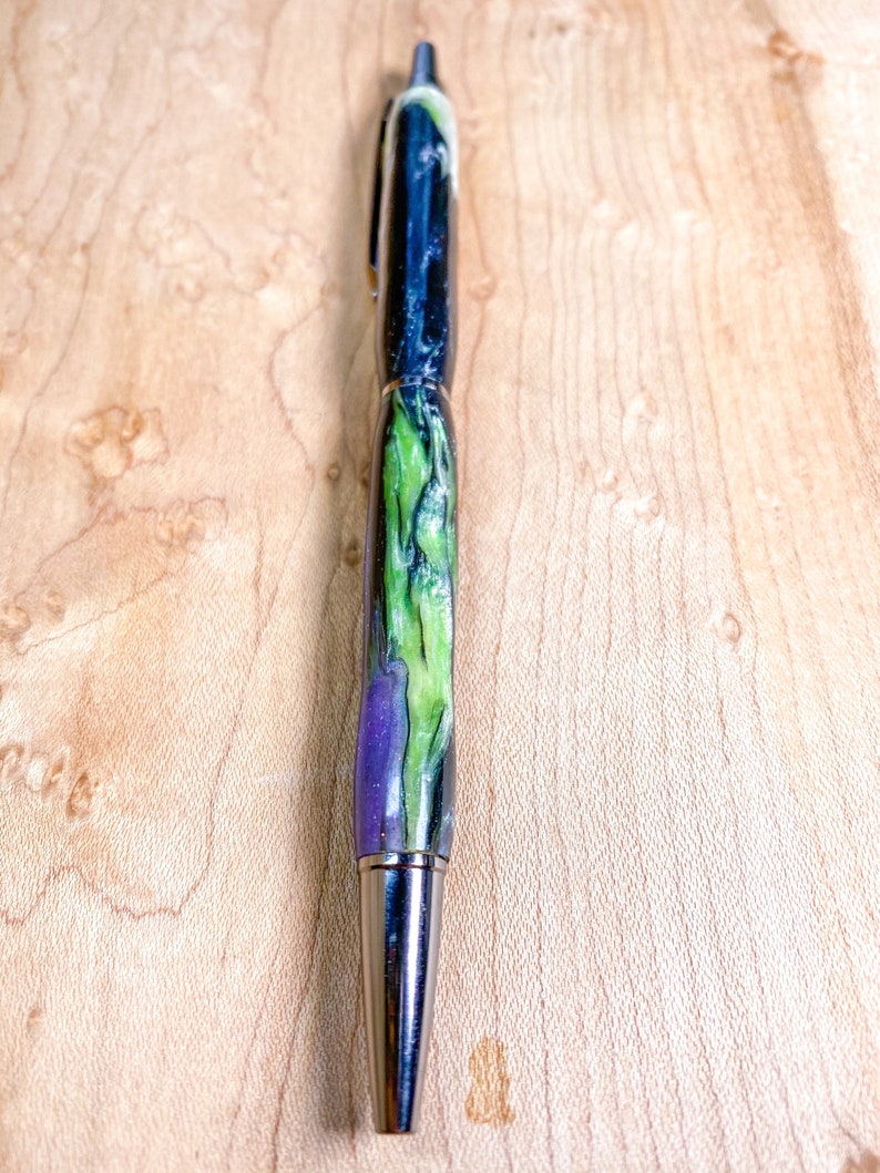 Handturned Custom Pen Acrylic Pen Ectoplasm Ballpoint Pen Christmas Gift Ballpoint Acrylic Pen Acrylic Click Pen Pen Gift