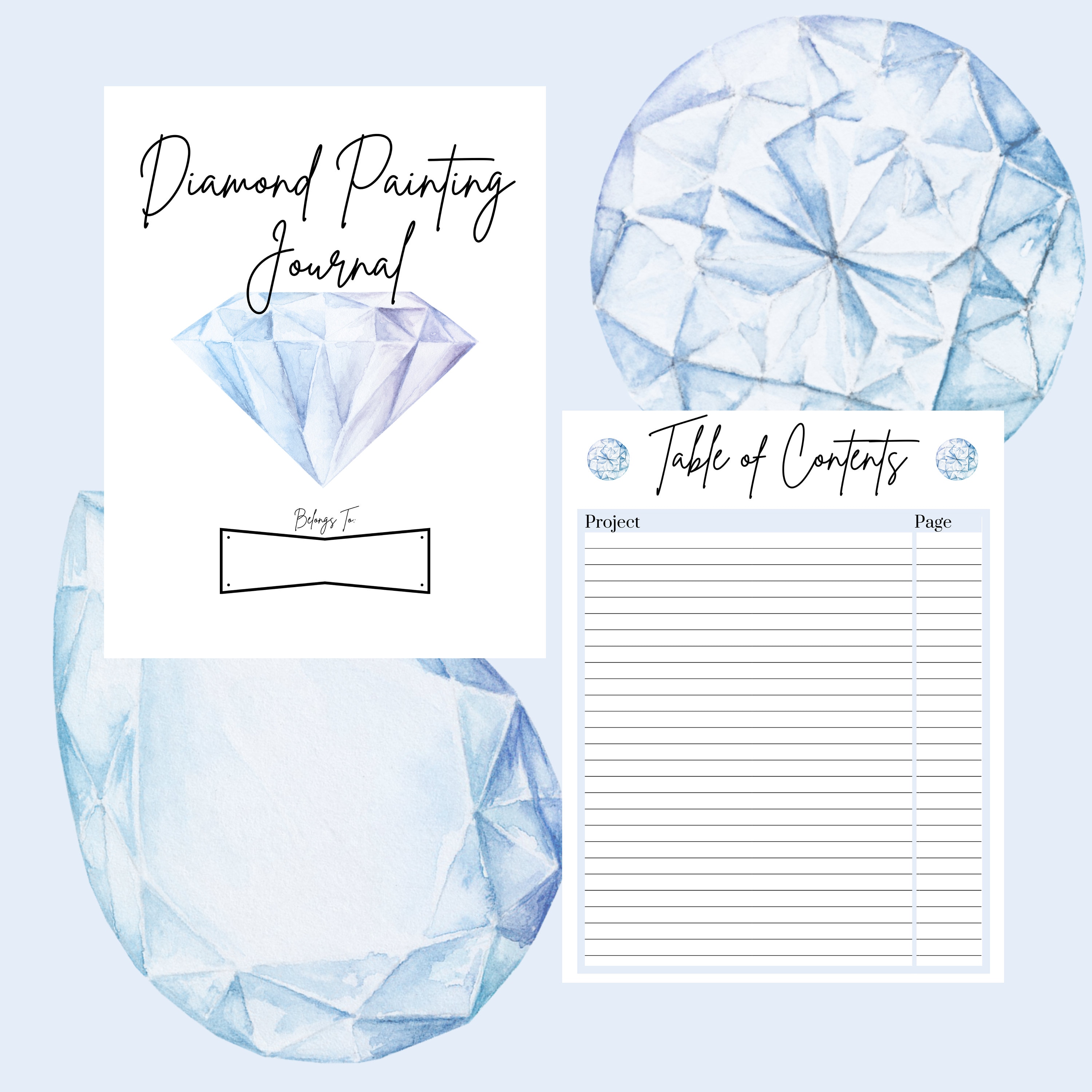 TO-DO LIST: DIAMOND PAINTING LOG BOOK [DELUXE EDITION WITH By Diamond Dot  NEW 9781795781084