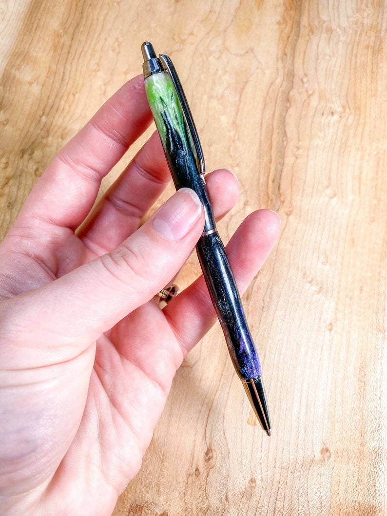 Handturned Custom Pen Acrylic Pen Ectoplasm Ballpoint Pen Christmas Gift Ballpoint Acrylic Pen Acrylic Click Pen Pen Gift
