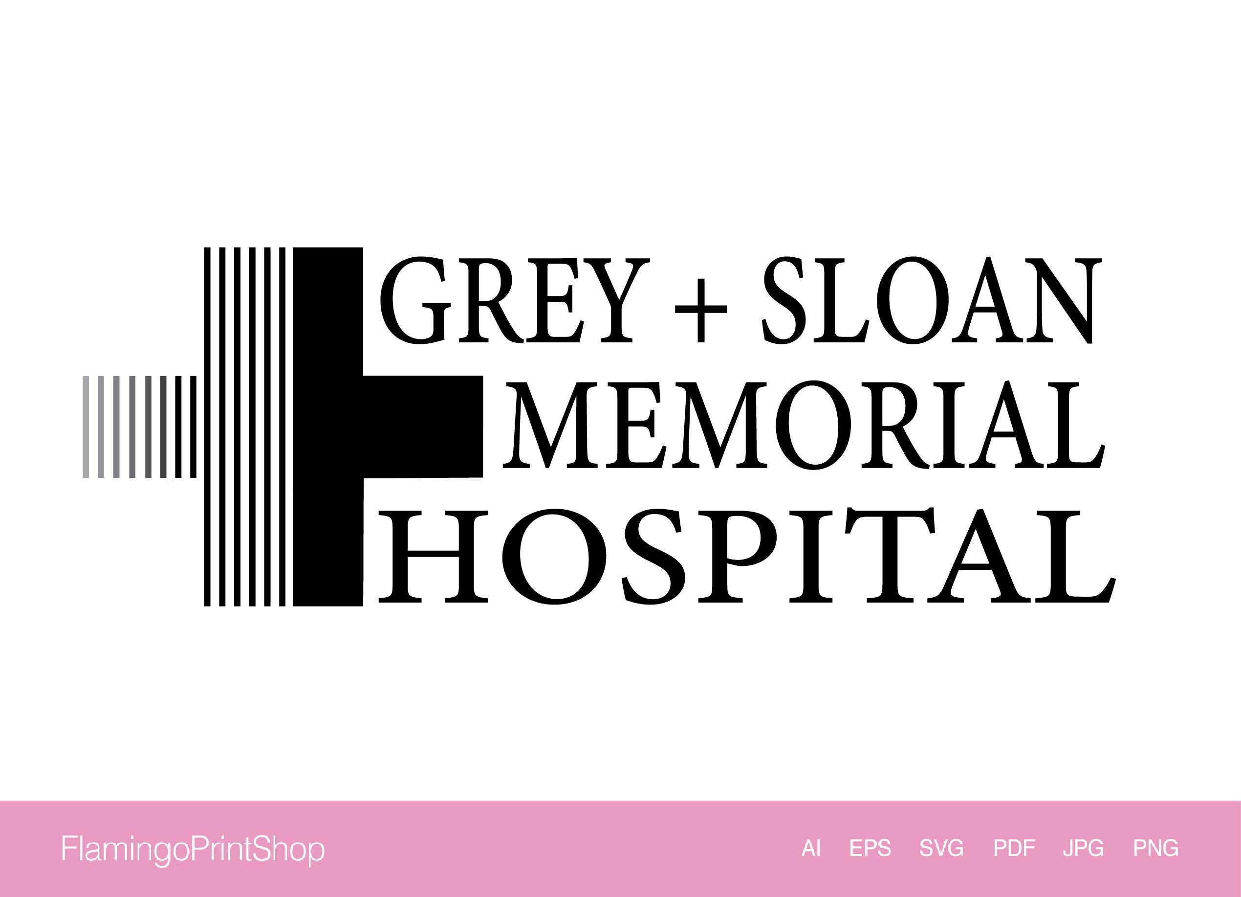 Anatomy Grey Sloan Memorial Hospital Greys Anatomy Logo Etsy